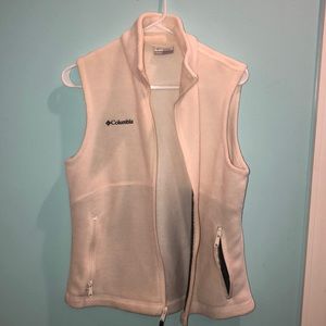 White Columbia Fleece Vest